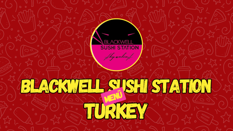 Blackwell Sushi Station Menü