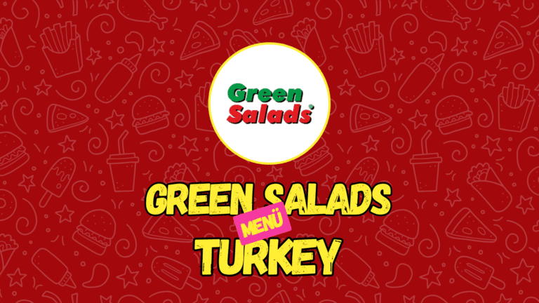 Green Salads Menü Fiyatları