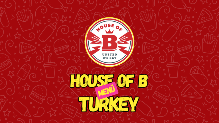 House of B Menü