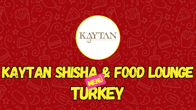 Kaytan Shisha & Food Lounge Menü